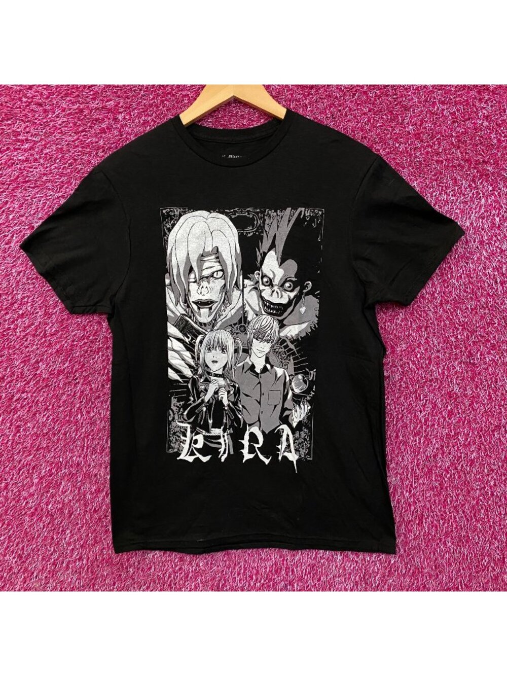 Death Note Kira Shinigami Anime T-Shirt Medium
